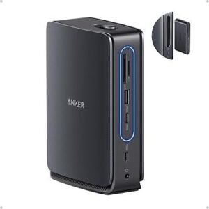 Anker Nano Laptop Docking Station with Detachable Hub, 13-in-1 USB-C Triple Display Docking with 2 HDMI+1 DP, 10 Gbps USB-C, 3 USB-A, Audio, SD/TF, Ethernet, 100W Max PD for Dell, Lenovo, HP, and More