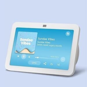 Amazon Echo Show 8, With Spatial Audio, Smart Home Hub, ideal for open living spaces, Designed for Alexa+, Glacier White