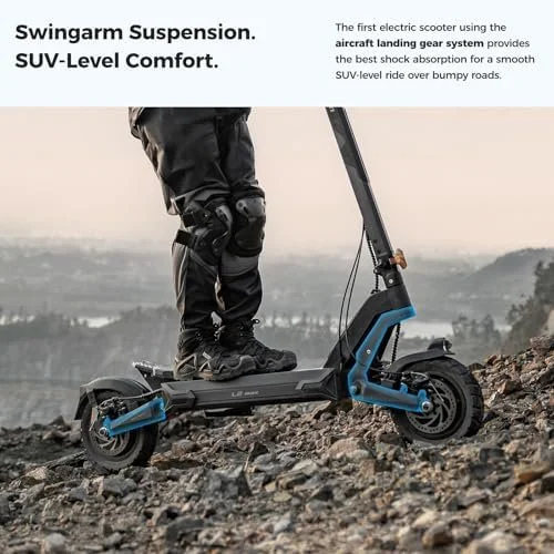 Ausom 2000W Dual Motor Folding Electric Scooter for Adults, Off Road Dual Motor E-Scooter with E-ABS and Duals Disc Brakes, 40Mph Top Speed, 56 Miles Max Ranges - Image 3