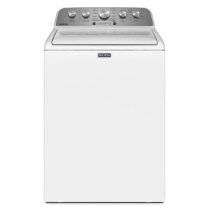 Maytag – 5.2 Cu. Ft. High Efficiency Top Load Washer with Extra Power Button – White