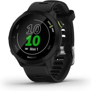 Garmin Forerunner 55, GPS Running Watch with Daily Suggested Workouts, Up to 2 Weeks of Battery Life, Black – 010-02562-00