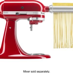 KSMPRA Pasta Roller Attachments for Most KitchenAid Stand Mixers – Stainless-Steel
