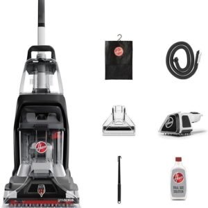 Hoover Powerscrub XL Pet Carpet Cleaner Machine, Upright Shampooer, FH68050, Black