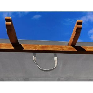 Paragon Outdoor Florence Pergola 11×11, Canadian Cedar / Cocoa